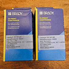 Brady B-342 Black Thermal Transfer Cartridge MC-187-342 143222 for BMP41/51/53 picture