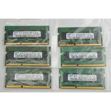Samsung RAM Laptop 6pc Lot 1GB PC3-8500S DDR3 M471B2874DH1-CF8 EUC picture