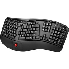 Adesso Tru-Form 3500 2.4GHz Wireless Ergonomic Trackball Keyboard picture