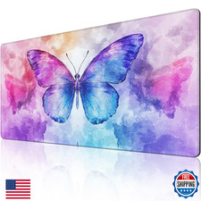 ZOCOZY Extra Large Butterfly Mouse Pad 48x24 Inch – 3XL Huge Waterproof Desk Mat picture