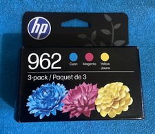 HP 962 Color Ink Cartridges 3-Pack Cyan Magenta Yellow  Exp JAN 2028 New picture
