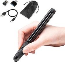 E-Supply Wireless Pen Mouse, Bluetooth/2.4GHz, USB-A/USB-C, Rechargeable, f picture