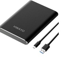 750GB Portable External Hard Drive, USB3.1 Gen 1 Type C Ultra Slim 2.5'' HDD Sto picture