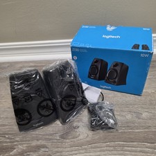 Logitech Z130 Stereo Computer Speakers 10W 3.5mm NEW Open Box Complete picture
