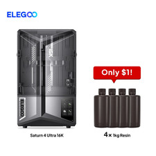 ELEGOO Saturn 4 Ultra 16K Resin LCD 3D Printer Get 4 kg Resin for Just $1 picture