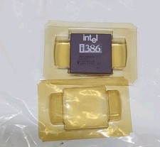 Vintage Rare Intel i386 A80386DX-25 SX218 Processor Collection or Gold Recovery picture