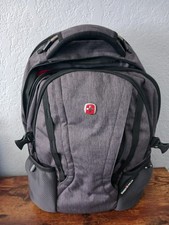 Swissgear 1900 ScanSmart Laptop Backpack Gray TSA Travel School Work Airflow picture