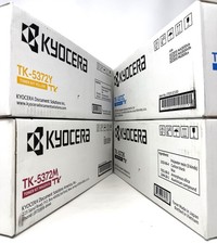 NEW GENUINE KYOCERA TK-5372K C M Y OEM TONER 4-PACK CMYK SET PA3500CX picture