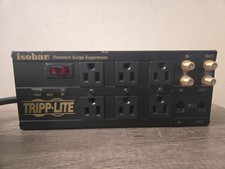 Isobar Premium Surge Suppresor Tripp Lite Power Protection 6 Outlets ISOBAR6DBS picture