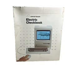 Rare Vintage Retro Apple Macintosh Electric Checkbook 1984 State of the Art picture