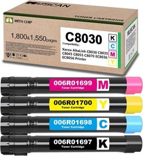 C8030 Toner Cartridge Chip [Compatible With Xerox] 4-Piece BCMY Printer MUSCAN picture