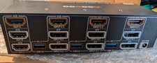 8K HDMI DP KVM Switch 3 Monitors 3 Computers, 8K@60Hz/4K@144Hz KVM Switch for 3 picture