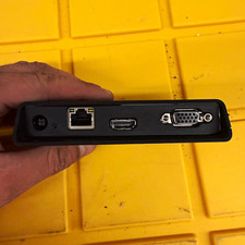 HP 3001pr USB3 Port Replicator Dock HDMI VGA RJ-45 USB 2.0/3.0 F3S42AA picture