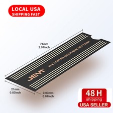 US STOCK M.2 SSD Heat Sink Dual-Layer Graphene Copper Foil Cooler Radiator picture