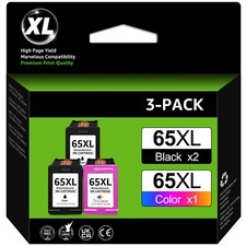 65 XL Ink Cartridge For HP 65XL ENVY 5010 5055 5058 Deskjet 2600 2652 3755 LOT picture