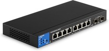 Linksys 8-Port Managed Gigabit PoE+ Switch 110W w/ 2 Uplink Gigabit - LGS310MPC picture