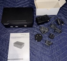 New StarTech SV231DDVDUA 2 Port Dual Display Port - KVM Switch w/Audio & USB HUB picture