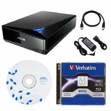 ASUS BW-16D1X-U 16x BD Blu-Ray Drive with USB 3.0 + FREE 1pk 100GB MDisc BDXL picture