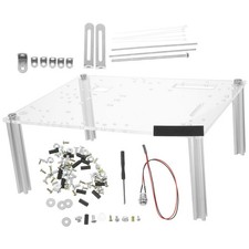 Compact Open Frame Computer Case Durable Acrylic and Aluminum Pc Chassis picture