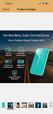 FIRSTNUM 4G LTE Unlocked Mobile WiFi Hotspot Wi‑Fi 6 USB‑C, Green picture