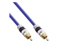 InLine Audio Cable 1x RCA Male / Male 3m Gold Shielded PREMIUM 89403P picture