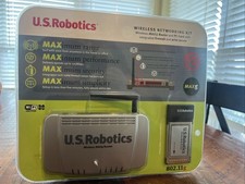 U.S. Robotics Wireless Networking Kit 802.11g & PC Card. New In Package Bundle picture