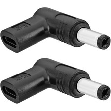 Yeebline 2PCS USB Type C to 12V DC5521 Power DC 5.5x2.1mm, Black picture