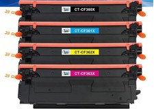 High Yield 508X Toner Cartridges Compatible with HP CF360X CF361X CF362X CF363X picture