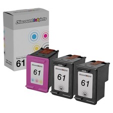 3-PK For HP 61 Black & Color Ink Cartridges For Deskjet 1000 1050 2050 picture
