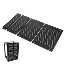 1U-4U 10In Slotted Metal Vented Rack Blank Panel Filler Plate for Server Cabinet picture