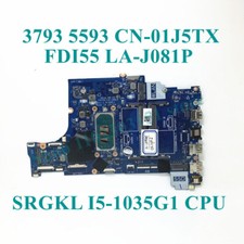CN-01J5TX 01J5TX LA-J081P For Dell 3793 5593 I5-1035G1 Laptop Motherboard Test picture