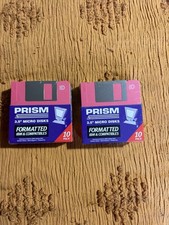 Vintage Prism Floppy Disks 3.5 New Sealed 10 Pack New Old Stock picture