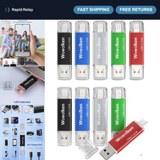 8GB USB C Flash Drive 10 Pack, Dual Type-C & USB 2.0 Thumb Drives, Portable Stor picture