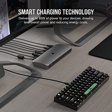 BLACK/GRAY - CORSAIR TBT100 DP THUNDERBOLT™ 3 DOCK WITH DISPLAYPORT picture