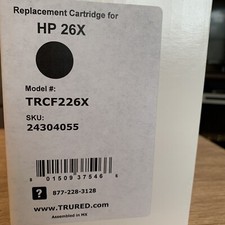 CF226X  Tru Red Staples Toner for HP 26X Open Box Open Package picture