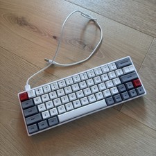 Skyloong SK6X Mechanical RGB Keyboard 60% USB-C Wired/Bluetooth White Gray Red picture
