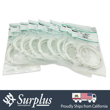 New 10 Pack Slim Panduit CAT6 8ft Network Patch Cable / Cord RJ45 UTP LAN White picture