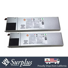 2x Supermicro PWS-1K62P-1R 1620W 1U Power Supply 80 Plus Platinum Redundant PSU picture
