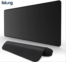 Extended Black Mouse Pads Large Mouse Pad Anti-slip Desk Pad Rubber Mouse Mat picture
