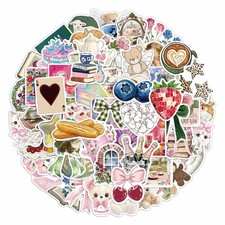 100PCS Aesthetic Stickers,Coquette 2-3 inches, Stickers picture