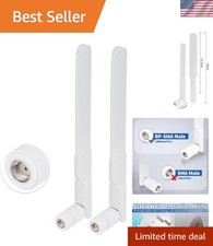 Omni-Directional 2.4GHz 5GHz MIMO Antenna 2-Pack for WiFi Router & Surveillance picture