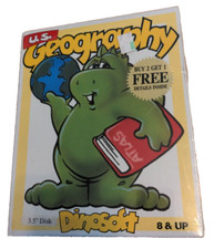 Vintage 1991 Dinosoft U.S Geography Software New picture