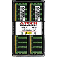 128GB 2x 64GB PC4-2666 LRDIMM Supermicro 6028R-E1CR16T 6038R-DE2CR16L Memory RAM picture