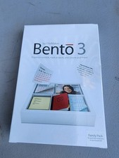 Vintage FileMaker Bento 3 Family Pack Personal Database Mac Software TW346LL/A picture