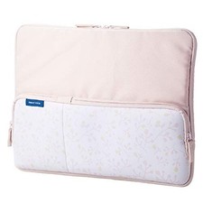 ELECOM Computer Case PC Case 13.3 inch Case Scandinavian Design Leaf Pink picture