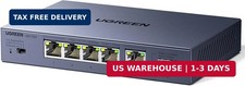 UGREEN 2.5Gb Switch, 6-Port Ethernet Switch, 5 x 2.5Gb + 1 x 10Gb SFP+ picture