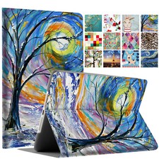 iPad Pro 11 1st 2nd 3rd 4th 10.5 9.7 10.9 7.9 Printed Folio Case Color Emblem picture