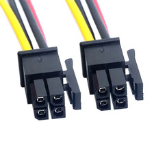 CY ATX Molex Micro Fit Connector 4Pin Male to Male Power Cable 60cm Pitch 3.0mm picture