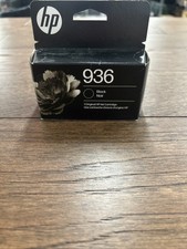 HP 936 BLACK ORIGINAL INK CARTRIDGE 6/27 picture