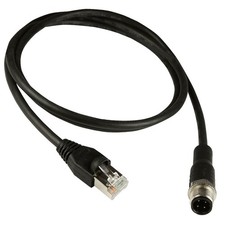 ASI ASI-M12-RJ45-11105 M12 4 Position D-Coded Male to RJ45 Male Shielded Cabl... picture